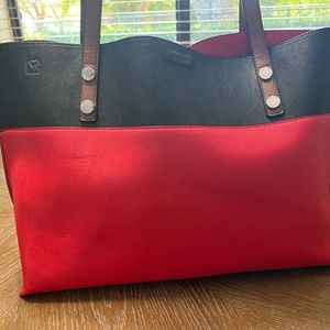 Calvin Klein Large Saffiano Leather Tote